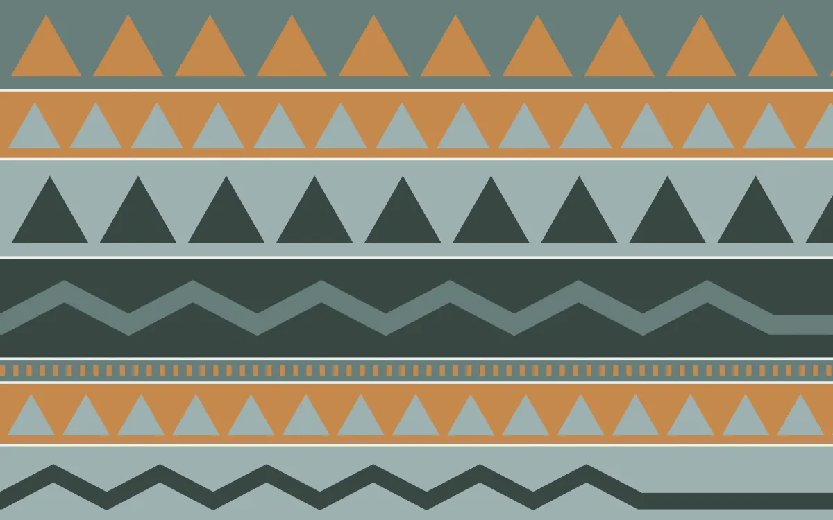 Pacific Fog Kilim — colourful teal and orange kilim background