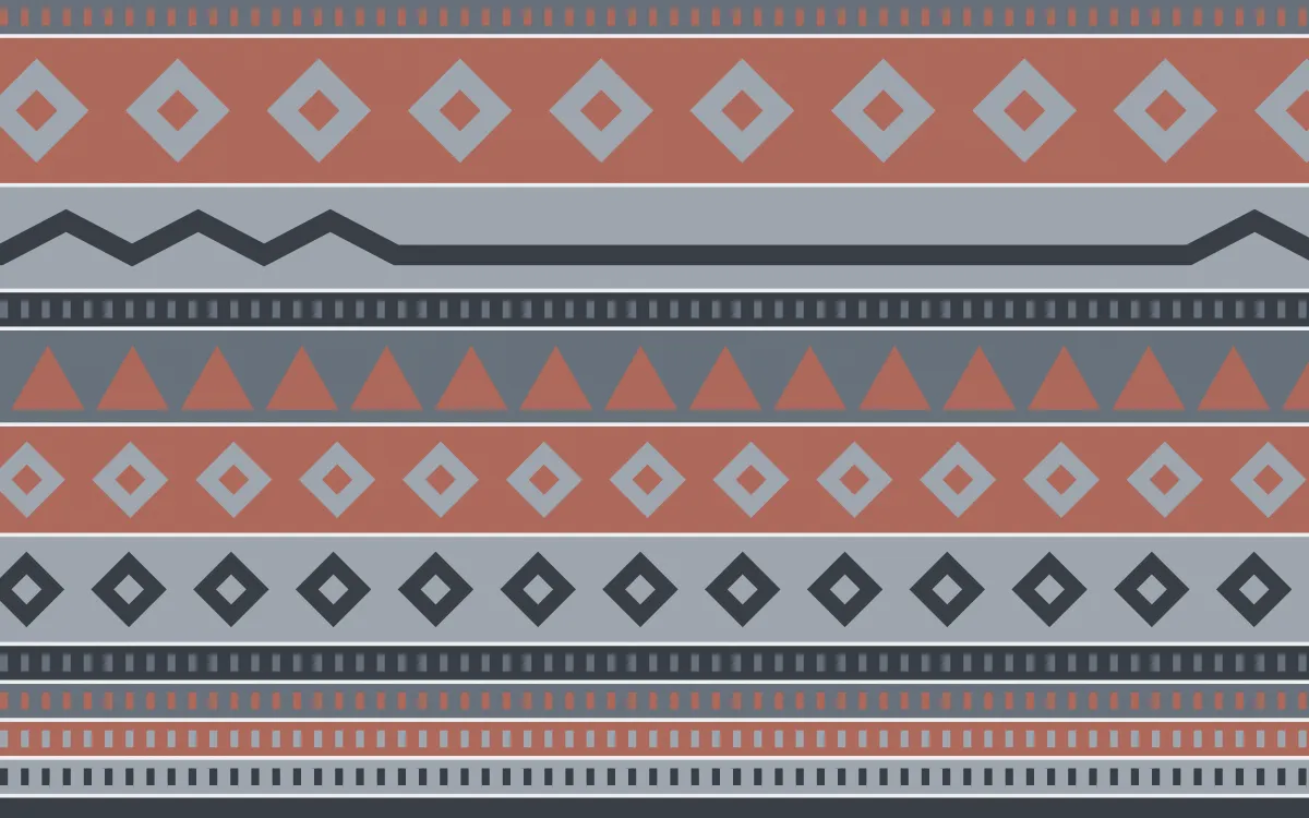 Paris Zinc Kilim — colourful blue and red kilim background
