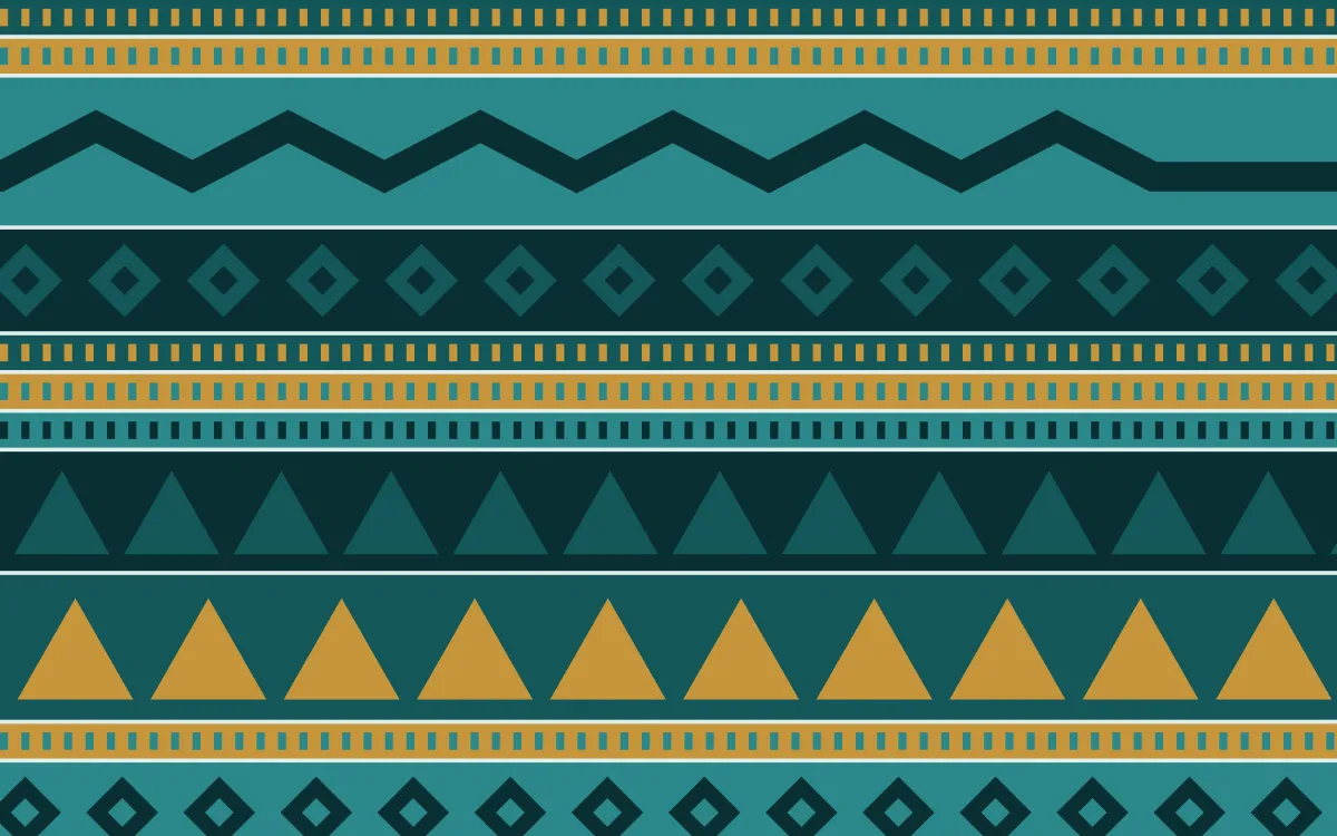 Peacock Court Kilim — colourful teal and gold kilim background