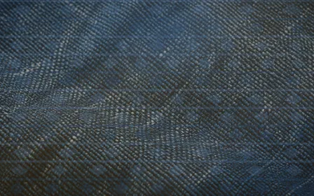 Kilim Ambient Light — colourful blue and gold kilim background