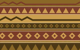 Prague Gold Kilim — colourful brown and gold kilim background