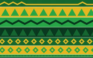 Rio Carnival Kilim — colourful green and gold kilim background