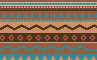 Santa Fe Adobe Kilim — colourful orange and teal kilim background