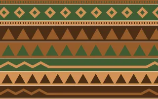 Savanna Clay Kilim — colourful brown, green and orange kilim background