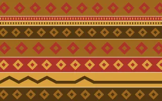 Sevilla Ochre Kilim — colourful brown, red and gold kilim background
