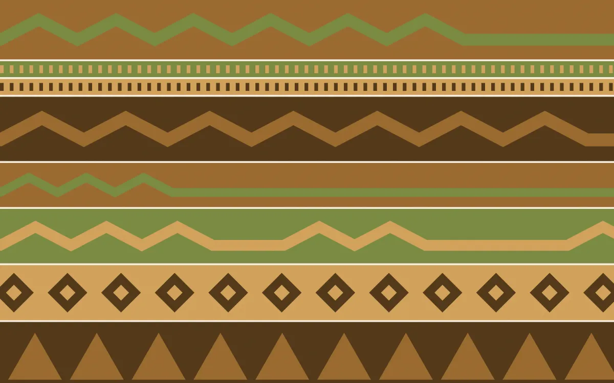 Tuscany Sun Kilim — colourful brown, green and orange kilim background