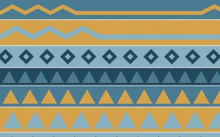 Udaipur Lake Kilim — colourful blue and gold kilim background
