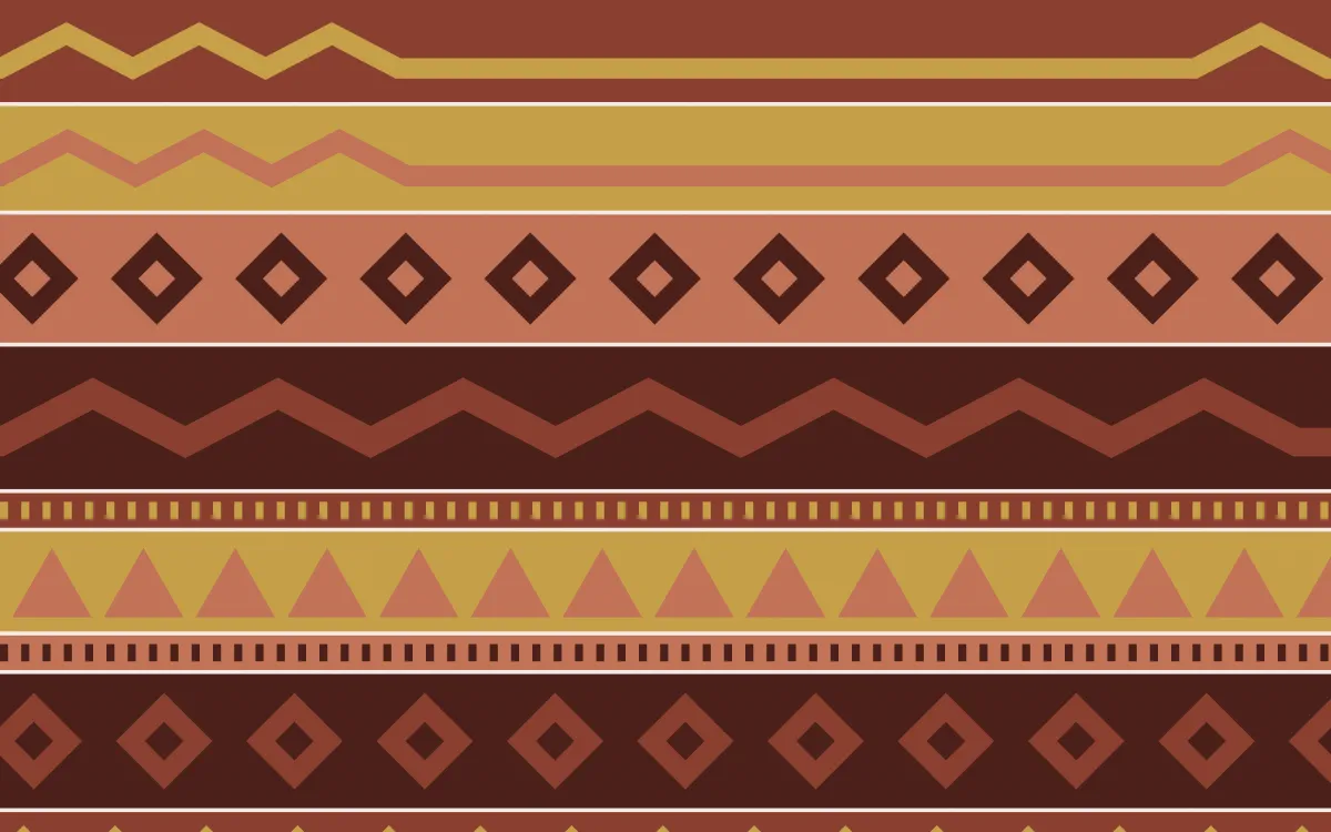Venetian Rosso Kilim — colourful brown, gold and orange kilim background