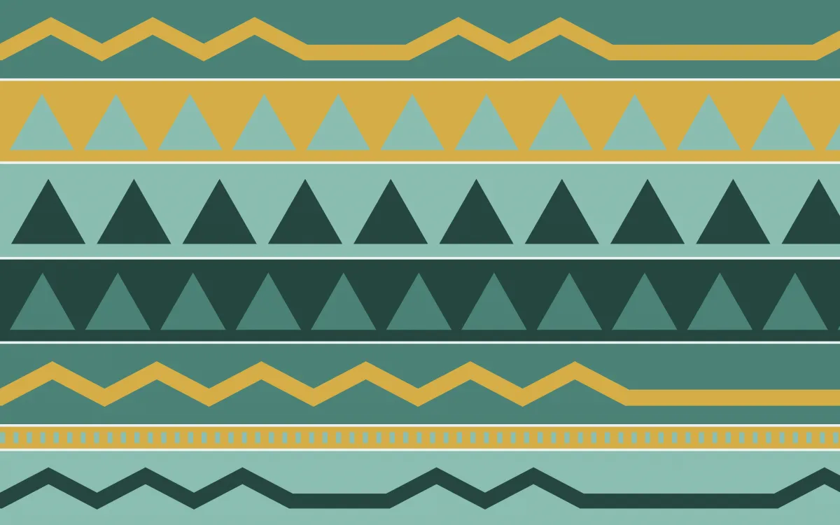 Winter Palace Kilim — colourful teal and gold kilim background