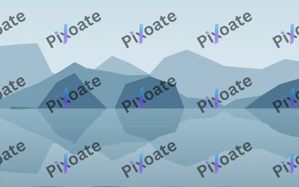 Arctic Lagoon — light blue lake background