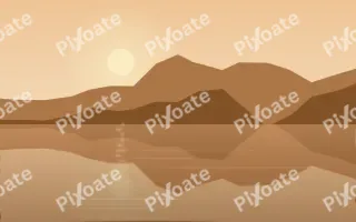 Copper Lagoon — colourful orange lake background