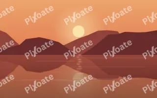 Ember Water — colourful orange and red lake background