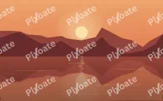 Ember Water II — colourful orange and red lake background, variation II