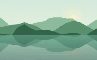 Emerald Cove — colourful green lake background