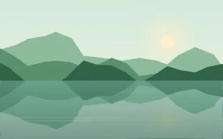 Emerald Cove II Emerald Cove II — colourful green lake background, variation II