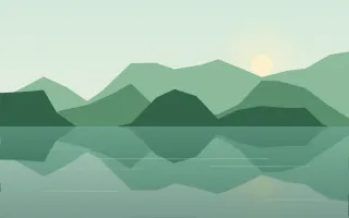 Emerald Cove III Emerald Cove III — colourful green lake background, variation III