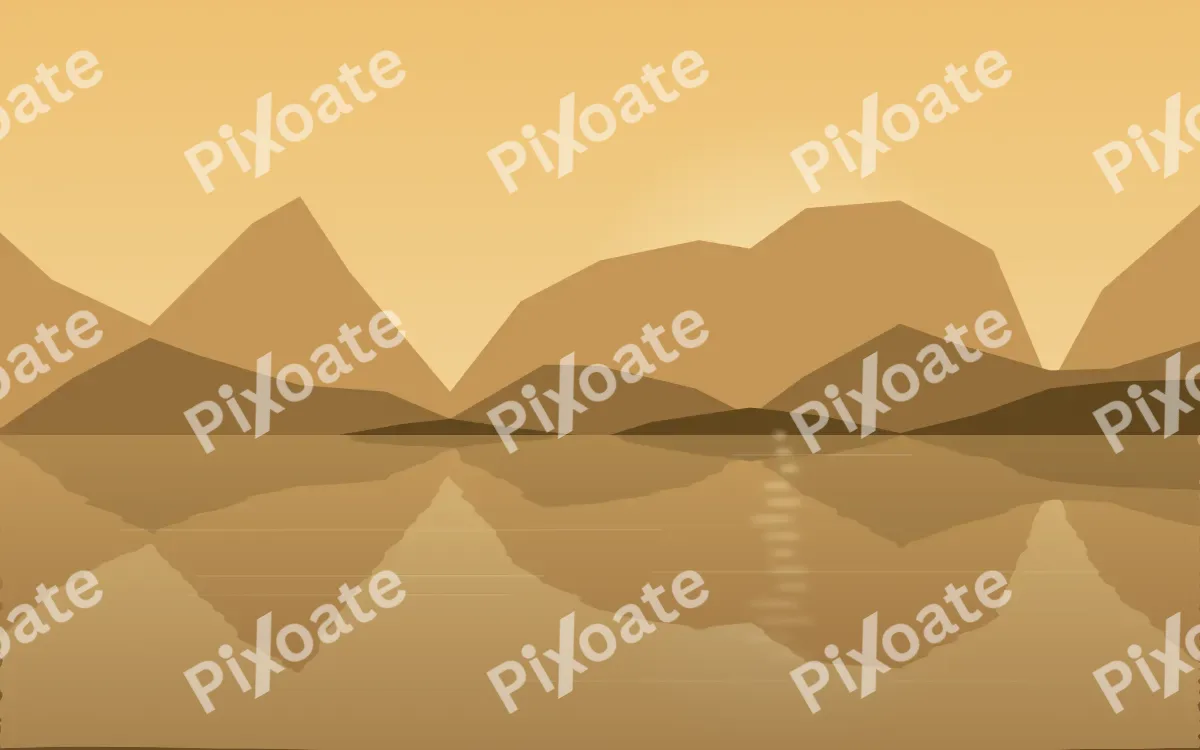 Golden Bay Golden Bay — colourful gold and orange lake background