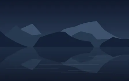 Ink Loch — dark blue lake background