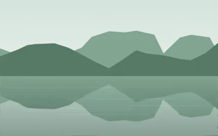 Juniper Tarn — light green lake background