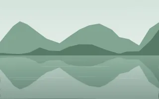 Juniper Tarn II — light green lake background, variation II