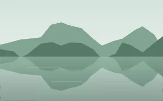 Juniper Tarn III — light green lake background, variation III
