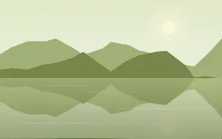 Reed Pond — light green lake background