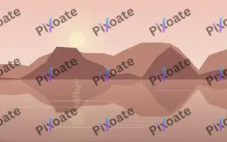 Rose Hour Lake III — light orange lake background, variation III