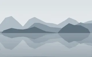 Silver Morning — light white and blue lake background