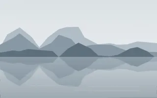 Silver Morning III — light white and blue lake background, variation III