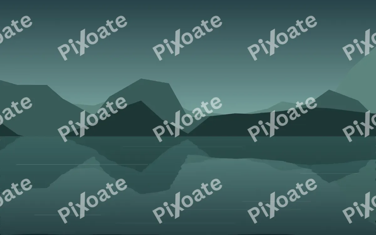 Teal Fjord Teal Fjord — dark teal lake background