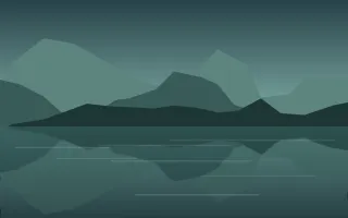 Teal Fjord III Teal Fjord III — dark teal lake background, variation III