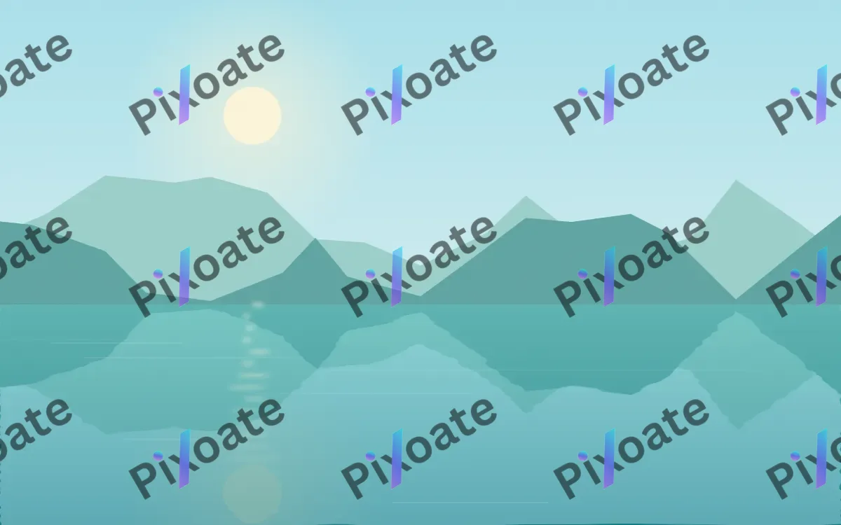 Tropic Lagoon — light teal lake background