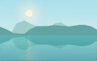 Tropic Lagoon II — light teal lake background, variation II