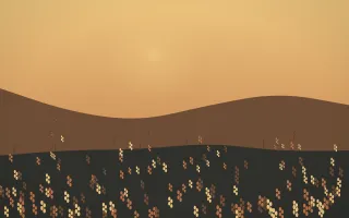 Autumn Glow Lavender Field IX — colourful orange, brown and grey lavender field background, variation IX