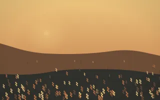 Autumn Glow Lavender Field V — colourful orange, brown and grey lavender field background, variation V