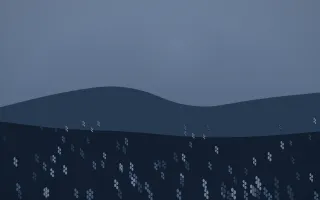 Blue Hour Lavender Field II — dark blue lavender field background, variation II
