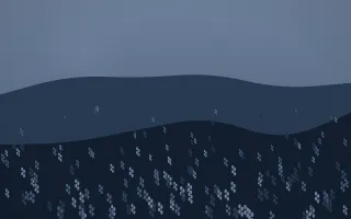 Blue Hour Lavender Field X — dark blue lavender field background, variation X