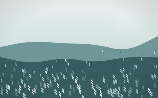 Coastal Mist Lavender Field VII — light white and teal lavender field background, variation VII