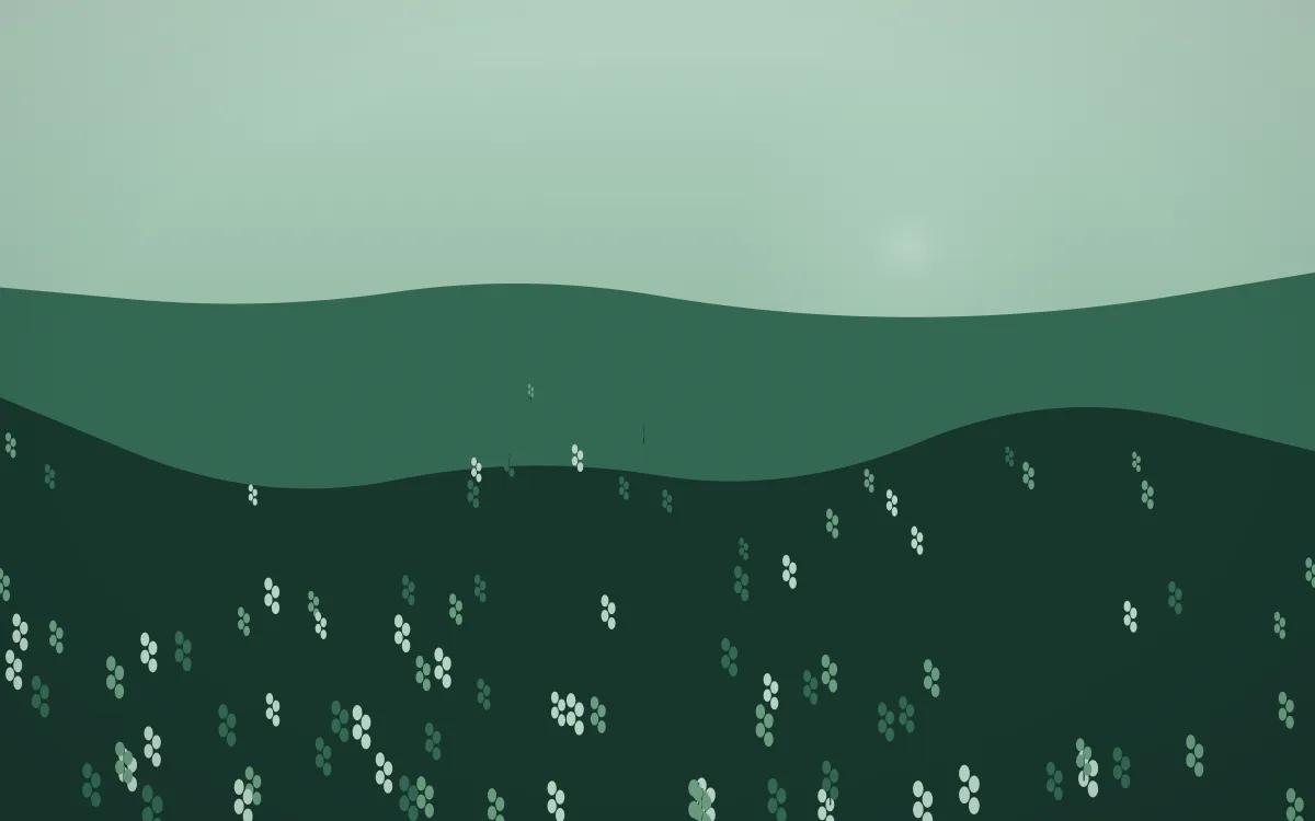 Emerald Mist Lavender Field — dark green lavender field background