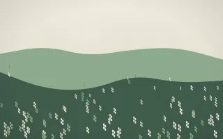 First Light Lavender Field II — light beige and green lavender field background, variation II