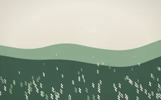 First Light Lavender Field III — light beige and green lavender field background, variation III