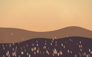Golden Hour Lavender Field II — colourful orange and pink lavender field background, variation II