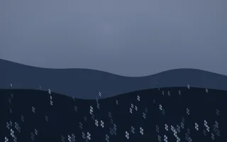 Moonlight Lavender Field — dark blue lavender field background