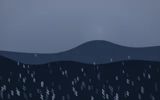 Moonlight Lavender Field V — dark blue lavender field background, variation V