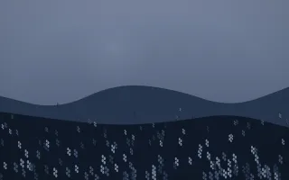 Moonlight Lavender Field VII — dark blue lavender field background, variation VII
