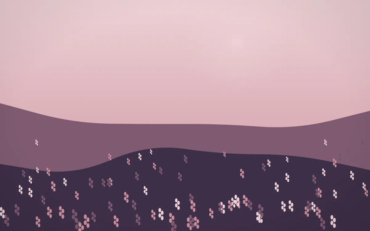 Rose Dusk Lavender Field — colourful red, pink and purple lavender field background
