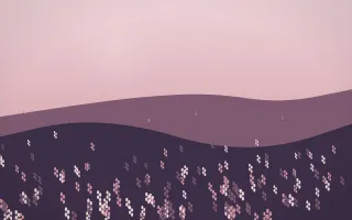 Rose Dusk Lavender Field IX — colourful red, pink and purple lavender field background, variation IX