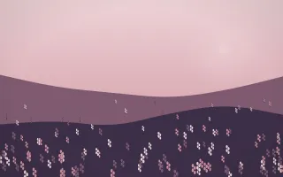 Rose Dusk Lavender Field V — colourful red, pink and purple lavender field background, variation V