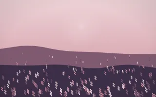Rose Dusk Lavender Field X — colourful red, pink and purple lavender field background, variation X
