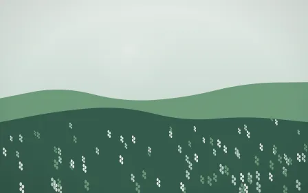 Spring Rain Lavender Field — light white and green lavender field background